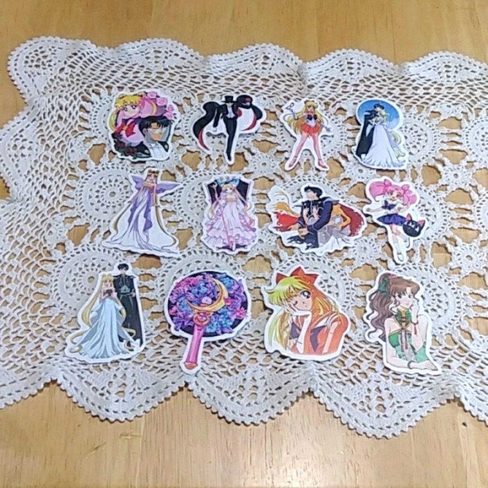 Anime Stickers for scrapbook, crafts, locker, etc.